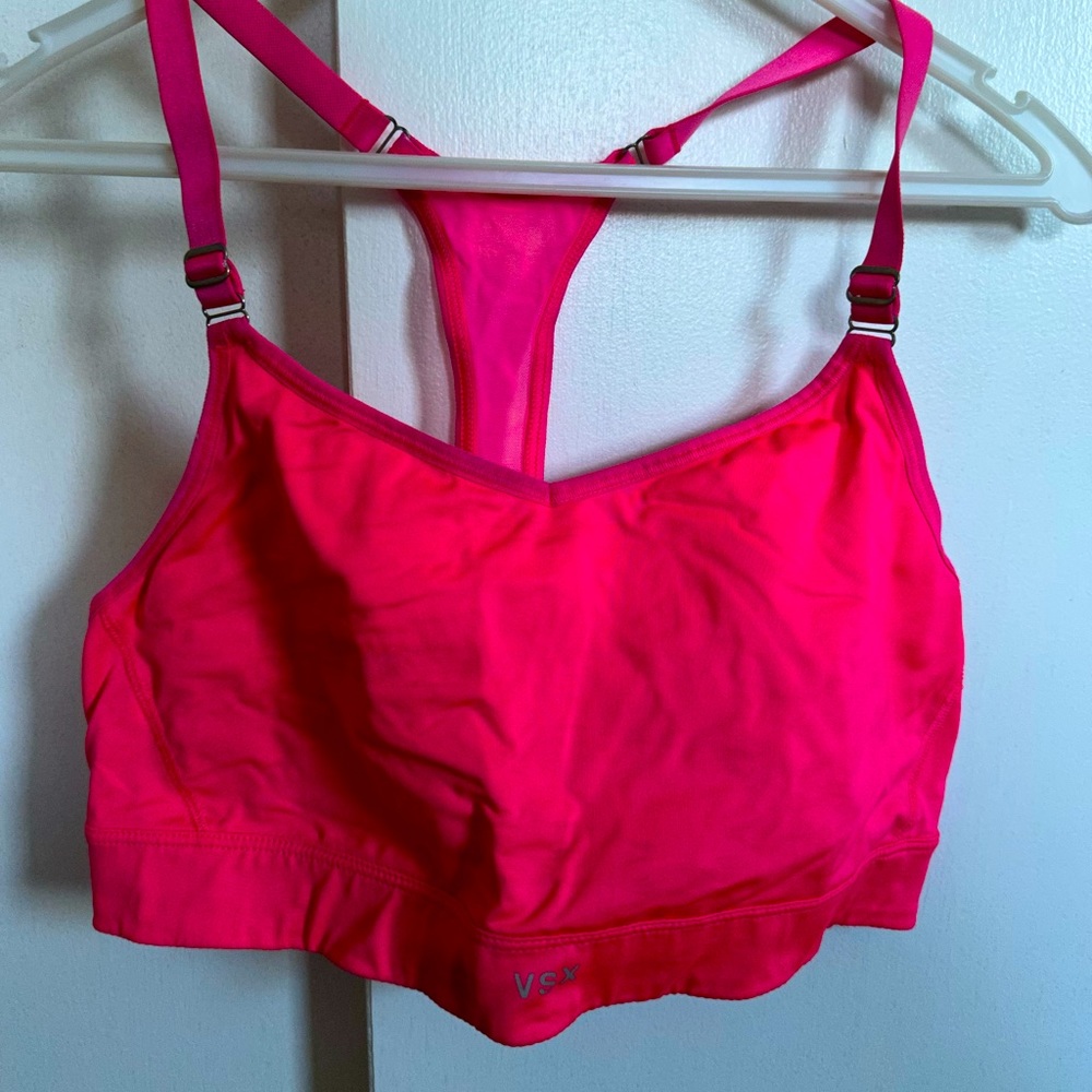 VSX pink sports bra